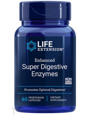 Enhanced Super Digestive Enzymes (60 Veggie Capsules) - Life Extension