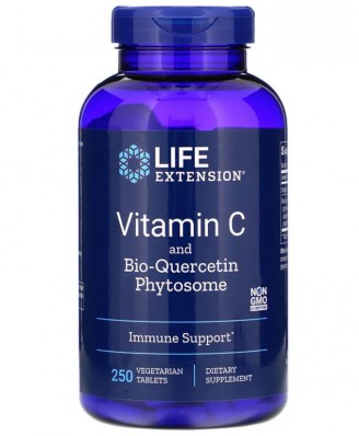 Vitamin C with Dihydroquercetin 1000 mg (250 Veggie Tablets ) - Life Extension