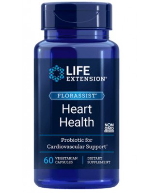 FlorAssist Heart Health Probiotic (60 Veggie Capsules) - Life Extension
