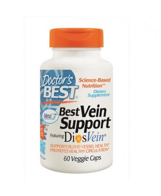 Doctor's Best, Best Vein Support, Featuring DiosVein, 60 Veggie Caps