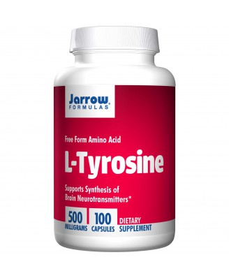 Jarrow Formulas, L-Tyrosine, 500 mg, 100 Capsules