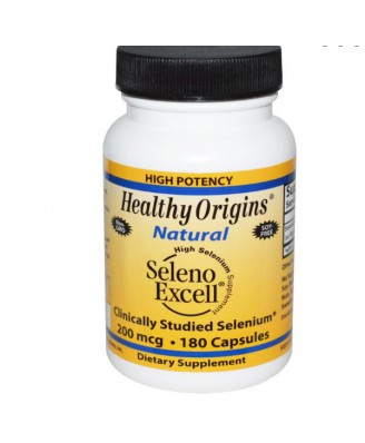 Seleno Excell 200 mcg (180 Capsules) - Healthy Origins