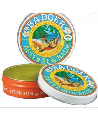 Badger Company, Organic After Sun Balm, Blue Tansy & Lavender, .75 oz (21 g)