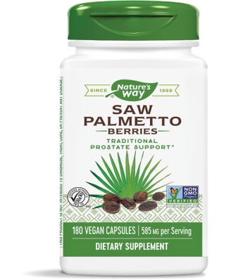 Saw Palmetto Berries 585 mg (180 Capsules) - Nature's Way