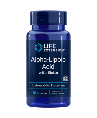 Super Alpha-Lipoic Acid With Biotin 250 Mg - 60 Capsules - Life Extension