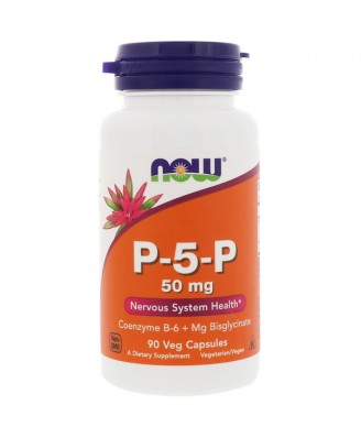 P-5-P- 50 mg (90 Vegetarian Capsules) - Now Foods