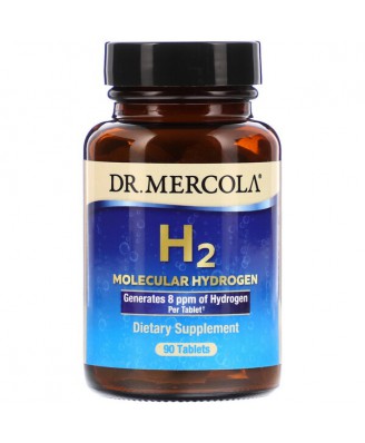H2 Molecular Hydrogen 90 Tablets - Dr. Mercola