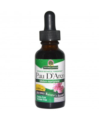 Pau D' Arco, Alcohol-Free, 2000 mg (30 ml) - Nature's Answer
