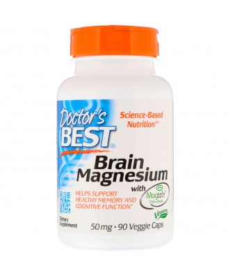 Brain Magnesium with Magtein 75 mg (60 Veggie Caps ) - Doctor's Best