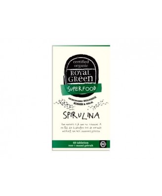 Spirulina Organic – 60 Tabs – Royal Green