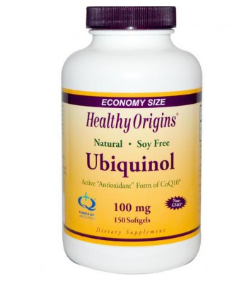 Ubiquinol Kaneka QH 100 mg (150 Softgels) - Healthy Origins