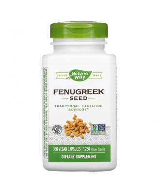 Fenugreek Seed, 610 mg, (320 Vegan Capsules) - Nature's Way,