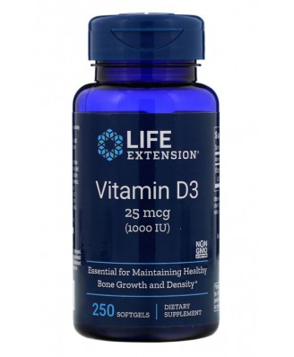 Vitamin D3 1000 IU (250 Softgels)