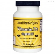 Vitamine D3, 10.000 IE (120 softgels) - Healthy Origins