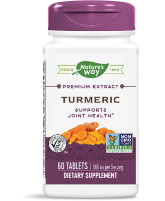 KURKUMA GESTANDAARDISEERD (60 TABLETTEN) - NATURE'S WAY