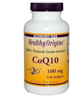 CoQ10 Kaneka Q10 100 mg (150 Softgels) - Healthy Origins