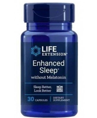 Enhanced Natural Sleep without Melatonin (30 Capsules) - Life Extension