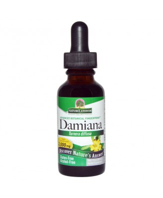 Damiana, Alcohol-Free, 2000 mg (30 ml) - Nature's Answer