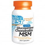 Doctor's Best, Glucosamine Chondroitin MSM, 360 Capsules