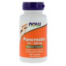 Pancreatin 10X - 200 mg (100 capsules) - Now Foods