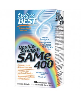 SAM-e- 400 mg Double Strength (60 Enteric Coated Tablets ) - Doctor's Best