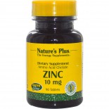 Zinc, 10 mg (90 Tablets) - Nature's Plus