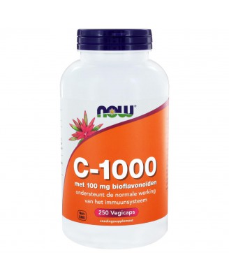 C-1000 Caps met 100 mg Bioflavonoïden (250 vegicaps) - NOW Foods