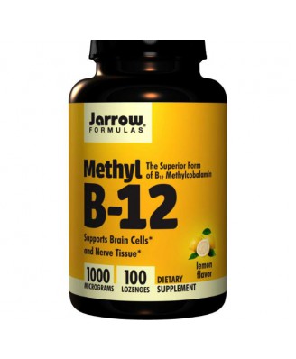 Jarrow Formulas, Methyl B-12, Lemon Flavor, 1000 mcg, 100 Lozenges