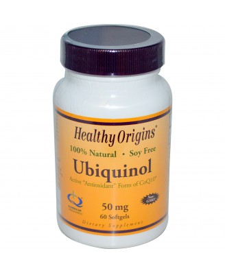 Healthy Origins, Ubiquinol ( Kaneka QH ), 50 mg, 60 Softgels