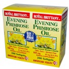 American Health, Royal Brittany Evening Primrose Oil 500 mg, 2 Bottles, 200 Softgels Each