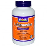 L-Carnosine 500 mg (100 Veg Capsules) - Now Foods