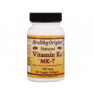 Natural Vitamin K2 as MK-7 100 mcg (60 Veggie Softgels) - Healthy Origins