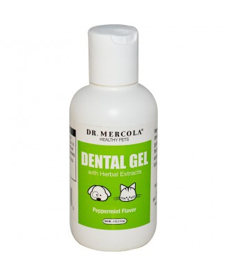 Healthy Pets Dental Gel Peppermint Flavor (113.4 g) - Dr. Mercola