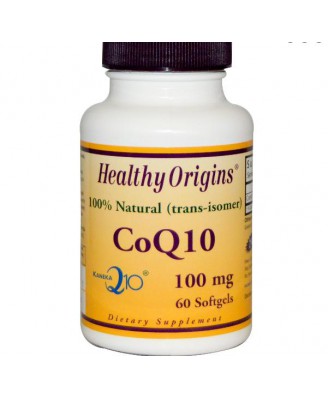 CoQ10 Gels (Kaneka Q10) 100 mg (120 Softgels) - Healthy Origins