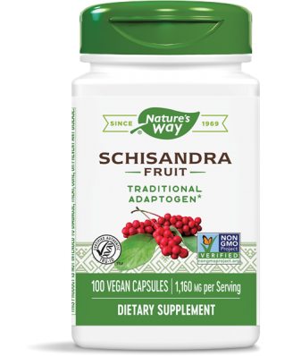 SCHIZANDRA FRUIT 580 MG (100 CAPSULES) - NATURE'S WAY