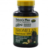 Bromelain Supplement 1500 Ultra Maximum Potency (60 Tablets) - Nature's Plus