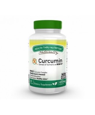 Curcumin 650 mg BCM-95 (non-GMO) (60 Softgels) - Health Thru Nutrition