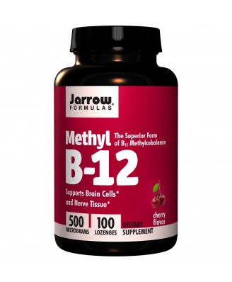 Jarrow Formulas, Methyl B-12, Cherry Flavor, 500 mcg, 100 Lozenges